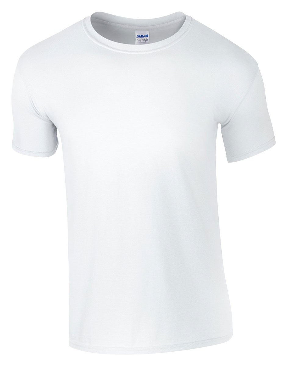 Gildan Blank T-Shirt - Unisex Style 5000 Adult White