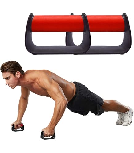 Poignées De Pompes En H – Ergonomiques, Antidérapantes, 500g, PP/caoutchouc, Pour Musculation à La Maison Ou Salle De Sport