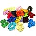 24 Pack Candy Color Cloth Scrunchies Women Elastic Hair Ties