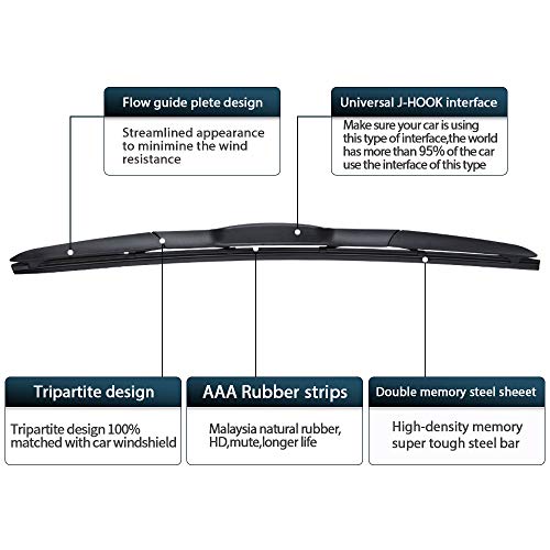 1 Windshield+Blades+2003+2008+MIKKUPPA+Replacement