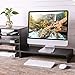 5Rcom Wood Monitor Stand Riser with Storage,Desktop Stand Organizer for Computer Laptop TV PC Printer Monitor 21.3 x 10 inch-Black|2 Packthumb 1