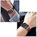 INTENY Band Compatible with Apple Watch 42mm 44mm, Milanese Sport Loop, Stainless Steel Mesh Strap, Compatible with iWatch Series 4, Series 3, Series 2, Series 1 (42MM 44MM, Red)