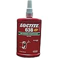 Loctite 638 Green High Strength Retaining Compound, 250 mL Bottle