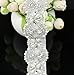Handmade Crystal Rhinestone Braided Wedding Bridesmaid Dress Belt for Bridal Dress
