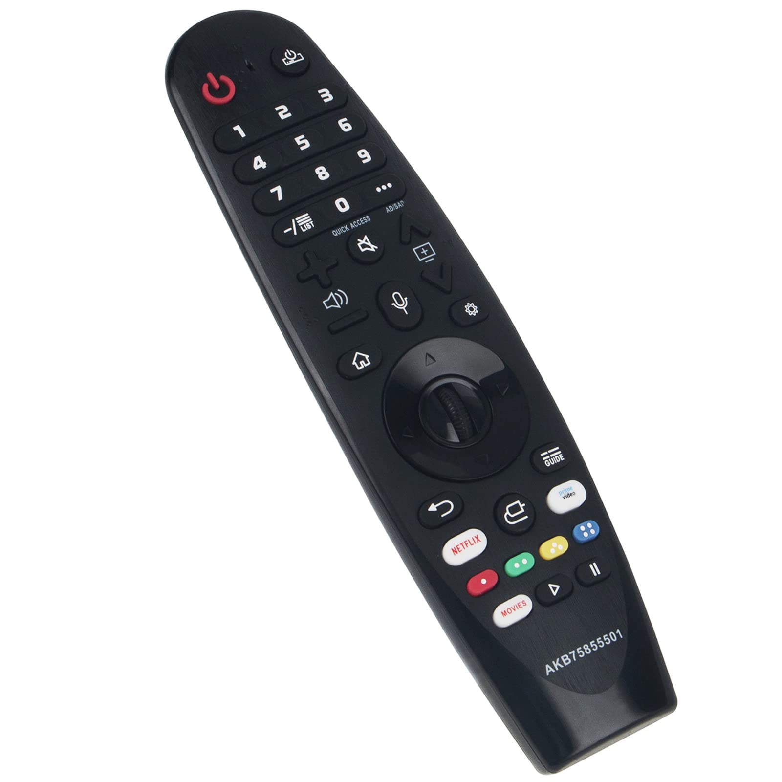 Replacement Remote Control AKB75855501 MR20GA Fit for LG TV OLED77BXPUA OLED77BXAUA OLED77CXPUA OLED77CXAUA 50NANO79UNA 55NANO79UNA 65NANO79UNA 49NANO80UNA 55NANO80UNA 65NANO80UNA