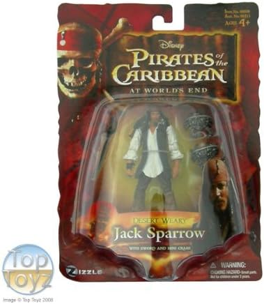 Desert Weary Jack Sparrow with Sword and Mini Crabs