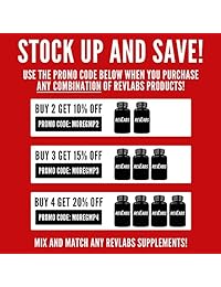 RevLabs Cafeína Potencia máxima de 200 mg tabletas, 100-Count