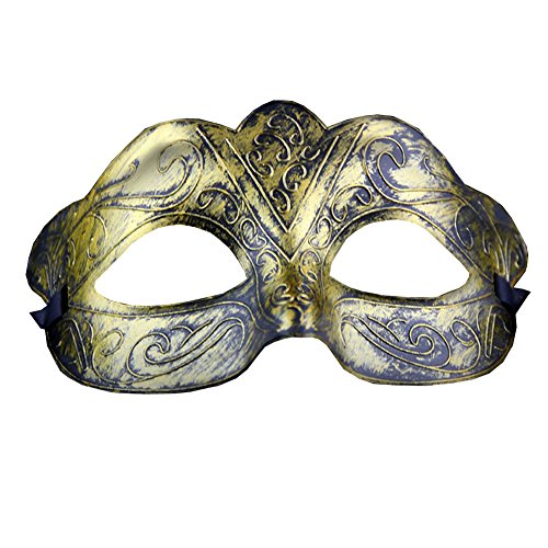 Antique Roman Gladiator Crown personality gentleman mask-Half face