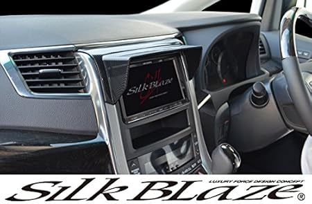 Amazon Silkblaze ナビバイザー アルファード ヴェルファイア カーボン調 Sb Navi 0 車載モニターアクセサリ 車 バイク
