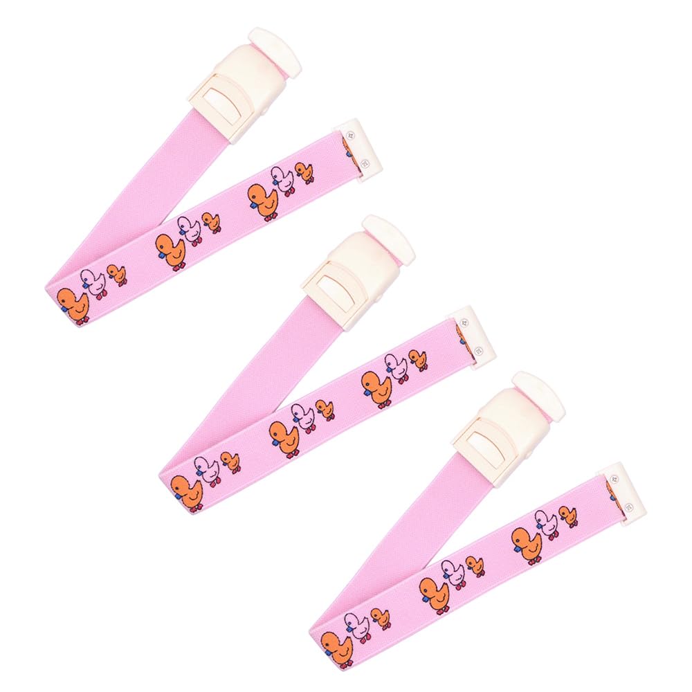 Loop Tourniquet, Tourniquet with Quick Release Buckle and Elastic Band for Nurses, Doctors and Phlebotomists (3, Pink)