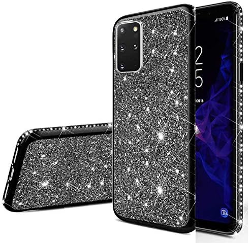 EnjoyCase Bling Case for Galaxy S20,Ultra Thin Glitter Skin Soft
