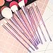 Makeup Brush Set, Becoyou 8 Pieces Professional Cosmetic Brushes Kit Face Eye Shadow Eyebrow Lip Foundation Blush Powder Liquid Cream Blending Brush, Purple