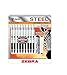 (Pack of 2) Zebra Steel Mechanical Pencil 9 Pack M-301 Bonus Lead and Erasers (18 Pencils Total)