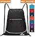 Venture Pal Packable Sport Gym Drawstring Sackpack Backpack Bag with Wet Pocket for Men,Women-8 Colors