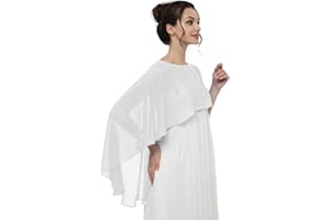 Pukguro Sheer Shawls and Wraps for Evening Dresses Chiffon Capes for Women Soft Wedding Cover Up
