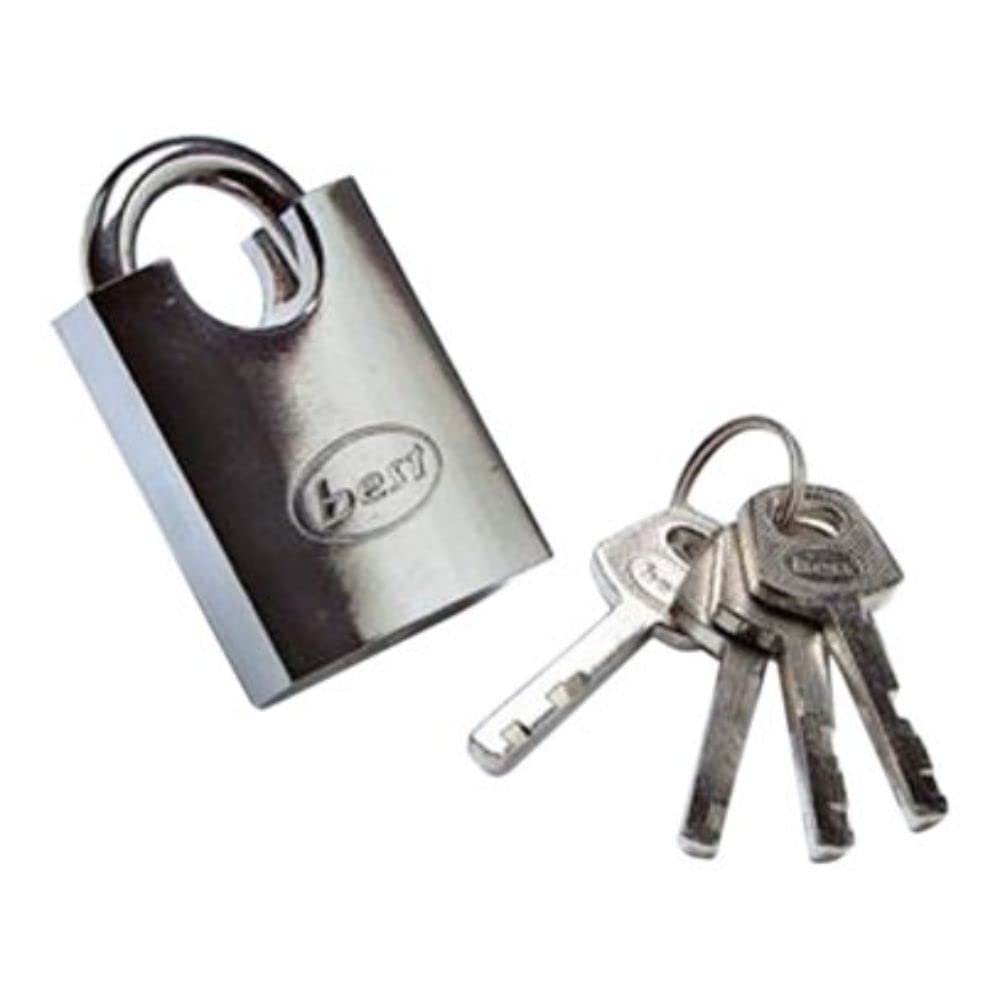 merriway Bulk Hardware 50 mm Closed Lock - Chrome Plated