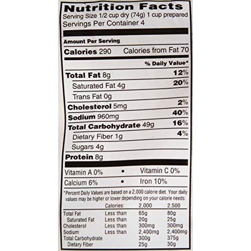 BEAR CREEK PASTA MIX, CREAMY CHEDDAR, 10.4 OUNCE