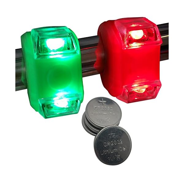 Bright-Eyes-Green-Red-Portable-Marine-LED-Boating-Lights-Boat-Bow-or-Stern-Safety-Lights-Waterproof