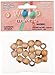 Pepperell Maple Barrel Wood Beads 13mmX11mm 18/Pkg, 13mm by 11mm