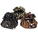 Bucasi Serena Travel Set of 3 Jewelry Organizer Soft Silky Abstract Print (Pouch)