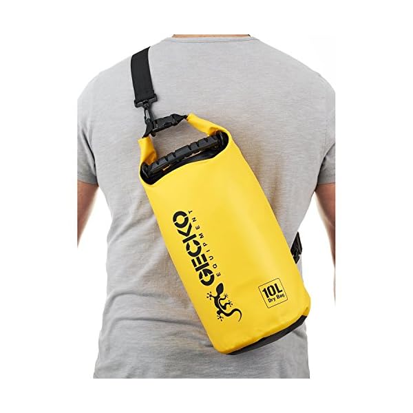 Gecko-Equipment-Waterproof-Dry-Bag-Roll-Top-Dry-Compression-Sack-Designed-to-Keep-Your-Gear-Dry-Include-Phone-Dry-Bag-Perfect-for-Kayaking-Boating-Canoeing-Fishing-Rafting-Beach-and-Camping