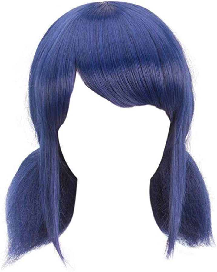 Blue Wig for Girls Cosplay Blue Hair with Tails [ Adult/Child ]