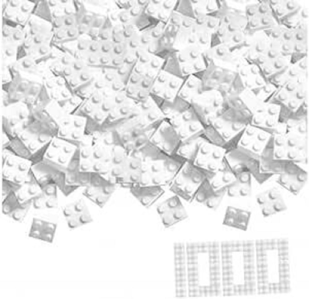 Simba 104114119 "Blox 4-Stud White Building Blocks Set (1000-Piece) — image 1