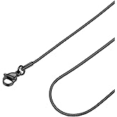 FOCALOOK Snake Chain Necklace Silver 14K Gold Plated Delicate 1mm 1.2mm 1.5mm 2mm Chains for Women, Hypoallergenic Minimalist Sturdy Necklaces Chains in 14 16 18 20 22 24 Inch