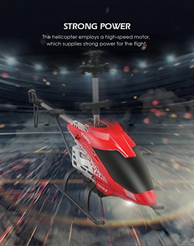 JJRC JX01 3.5CH 2.4G Gyro Remote Control Helicopter Sets Attitude Aluminum Hover Copter (Red)