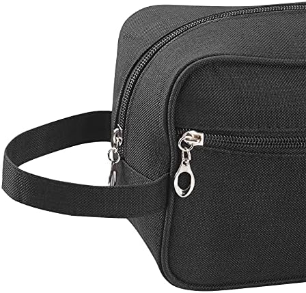 Heavy-duty Toiletry Bag 600D Nylon Travel Dopp Kit Bathroom Shaving Organizer for Men or Women Toiletries Traveling (Black) 6 Heavy-duty Toiletry Bag 600D Nylon Travel Dopp Kit Bathroom Shaving Organizer for Men or Women Toiletries Traveling (Black)