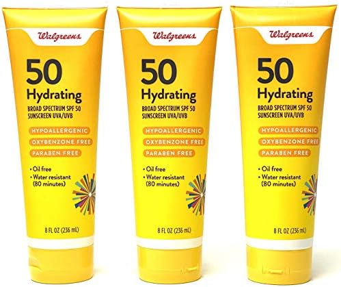 walgreens hydrating lotion spf 50