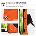 iPad 9.7 Case 5th Generation for Kids 2017 2018 | TSQ iPad Cover 6th Generation 360 Rotating Stand Case with Handle Hand Strap | Three Layer Armor Protective Case w/Shoulder Strap | Orange