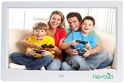 10 inch TFT LCD Wide Screen Digital 2000 Photos Display Frame with Calendar Support Tf Sd/Sdhc/Usb Flash Drives- Support 32GB SD Card Photo Digital Gift