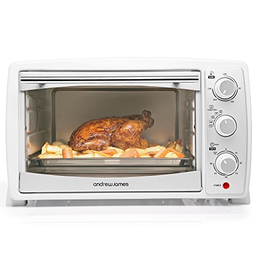 Andrew James Mini Oven with Grill 20 Litre Fast Heating Toaster Oven