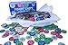 Fishin' Chips - Saltwater - Premium Quality Poker Chip and Playing Card Set
