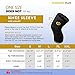 Copper Knee Sleeve - GUARANTEED Recovery Knee Brace For Men And Women - Ultra-high copper content Infused Fit - Wear Anywhere - Single (Large)