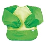 Bumkins Fleece Sleeved Bib, Green, 6-24 Months