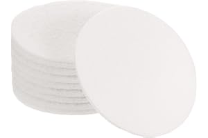 uxcell 10 Pcs 5 Inch Nylon Hoop Scrubbing Pad 2000 Grits Scrubber Scouring Pads Hoop and Loop Surface Conditioning Drill Scuf
