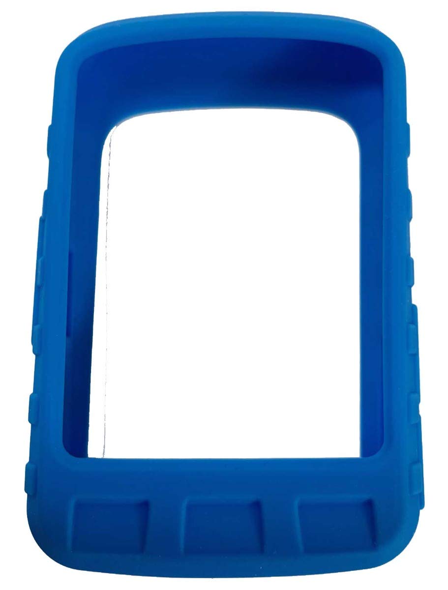 TUFF LUV Silicone Case & Screen Prot for Wahoo ELEMNT ROAM - Blue