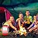 outlite [Solar Rechargeable LED Collapsible Camping Lantern] 180 Lumen Portable Camping Light (Water Resistant Outdoor Survival Lighting Lamp) with 2