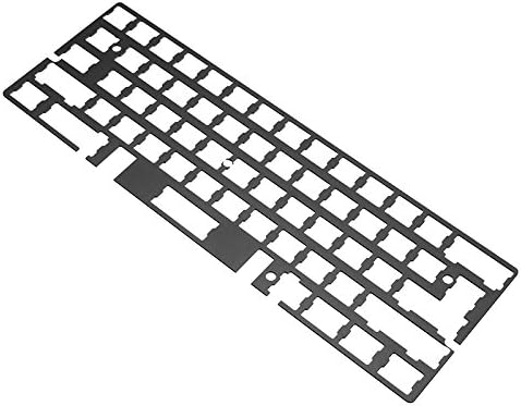 PANGUN Aluminium Board Plate Mechanical Keyboard Universal Frame for RS60 GH60 PCB-Black