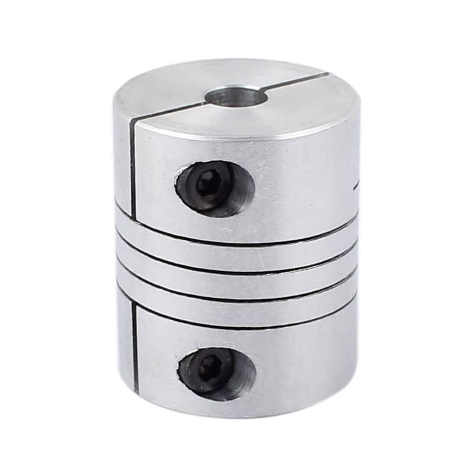 TA-VIGOR Shaft Coupling Flexible Coupler 6.35mm to 8mm, Motor Joint Connector D25mm x L30mm Aluminum Alloy