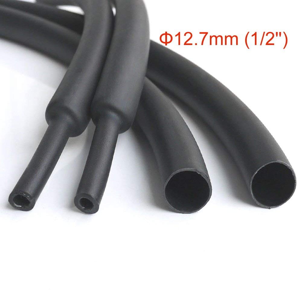 Wiring & Connecting Heatshrink Tubing 5/8 1 Shrinking Ratio Black Heat