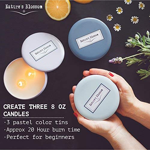 2 Natures+Blossom+Candle+Making+Kit