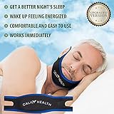 Calily Health Anti-Snoring Chin Strap Fully Adjustable – Natural and Instant Snore Relief – Stop Snoring Solution – Simple, Fast and Natural [Upgraded]