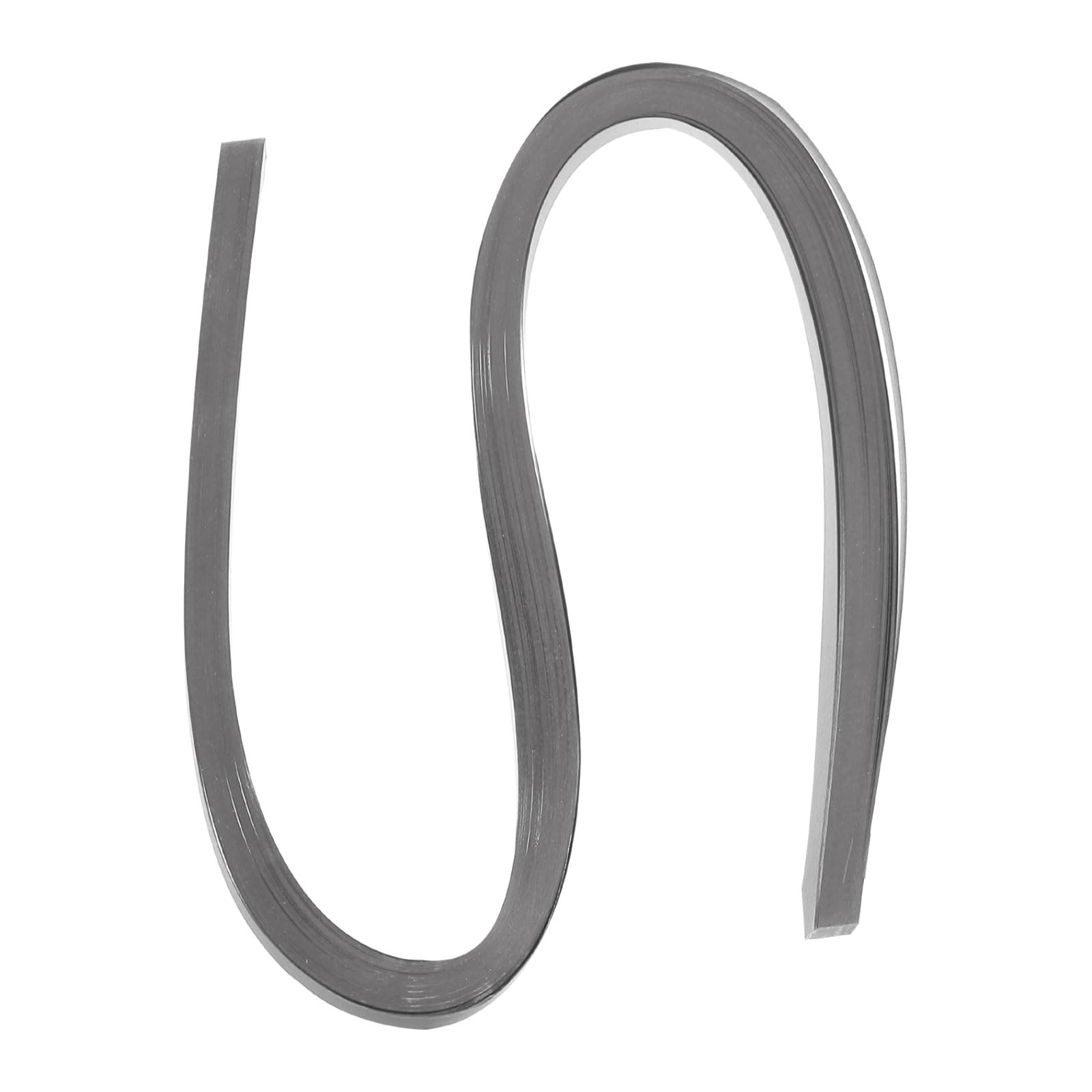 PATIKIL 60pcs Metallic Quilling Strips Paper 1cm x 54cm Origami Paper Quilling Kits for Adults Beginner Art DIY Craft Christmas, Dark Grey