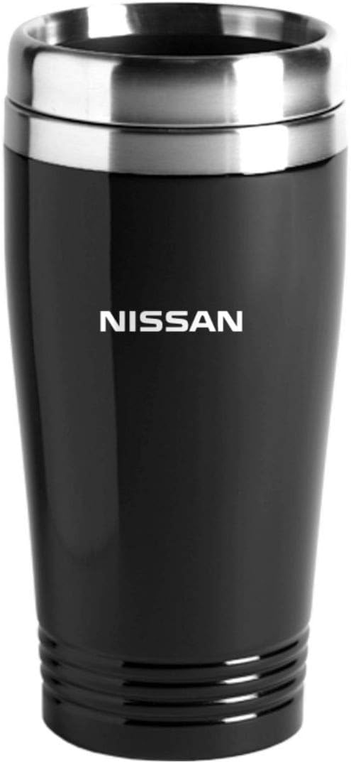 Amazon Com Auto Gold Nissan Travel Mug Travel Coffee Mug Cup Stainless Steel Tea Mug Thermo Black Automotive