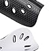 Luwint Shin Guards, Soccer Leg Support with Calf Sleeves, Compression Cushioned Protective Pads Brace, 1 Pair (Black, Medium)