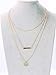 Aukmla Boho Pendant Layered Necklaces Chain Jewelry for Women and Girls