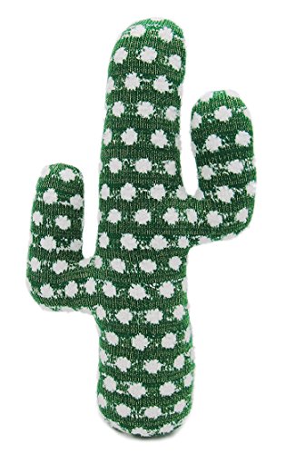 EDLDECCO Artificial Handicraft Fabric Cactus Decorative Plush Gift for Your Home Décor Table Décor Bedroom and Office-Green Golden line with Snowflake St. Patrick's Day Decoration - Thumbnail 7